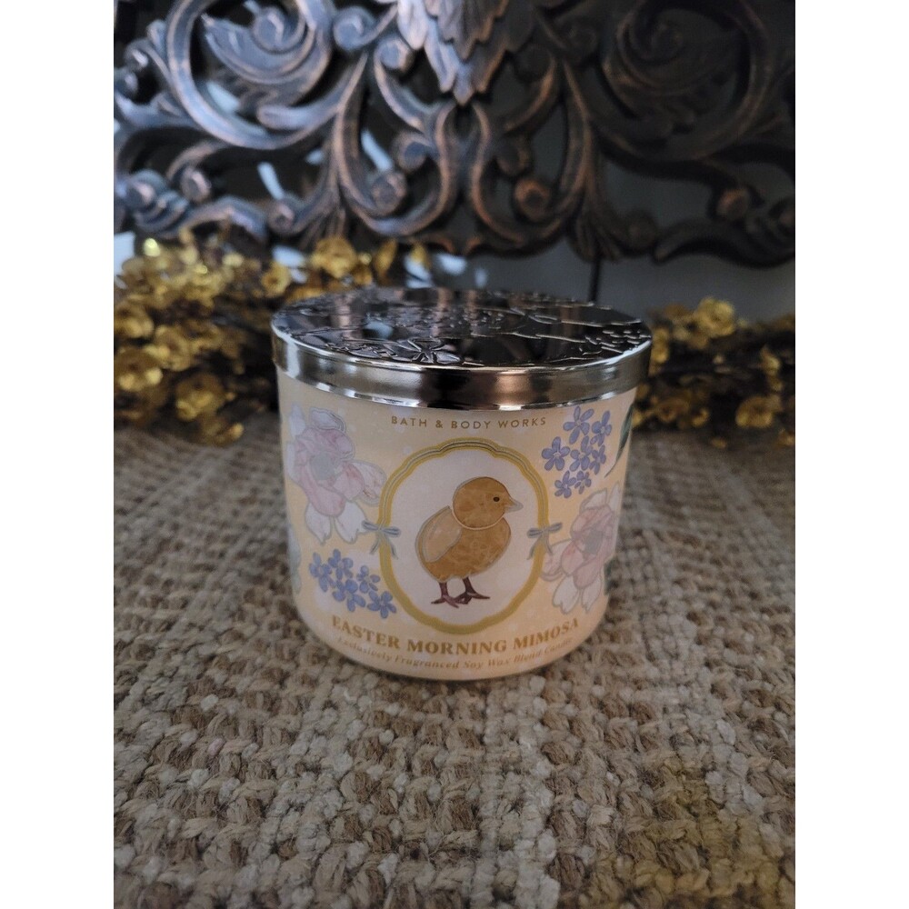 Bath & Body Works Easter Morning Mimosa 3-wick Candle